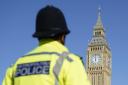 A Metropolitan Police officer in Parliament Square, London (Andrew Matthews/PA)