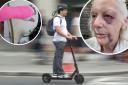 Christine Ainsworth-Wells injured herself in an e-scooter trial
