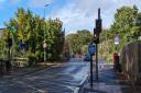 The Beddington Lane tram stop (Credit: Harrison Galliven/LDRS)