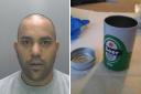 Sean Lutchman hid his stash of crack cocaine in fake beer can