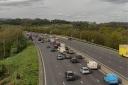Six people in hospital after crash on M23