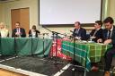 The boroughs largest hustings was held at Coombe Boys School last night
