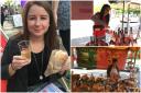 Foodies enjoyed a hog roast, champers and Portugese delicacies at the fair