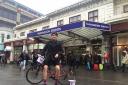 On yer bike: Remy Jansons outside Farringdon station