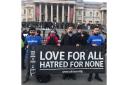 Members of the Ahmadiyya Youth Association attended the vigil