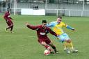 Croydon's Jazz Gold in action against Canvey Island Deadlinepix SP55001