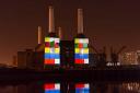 Battersea Power Station was transformed into a giant Rubik's Cube