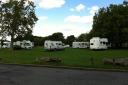 The caravans parked on Streatham Common