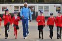 Olympic hurdler visits Carshalton primary school