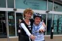 Paul Wakeling and Carshalton College's special learning disabilities team leader Sally McGuire
