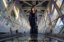 Don't look down! Glass floor unveiled at Tower Bridge