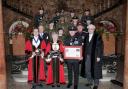 2 Rifles honoured at town hall ceremony