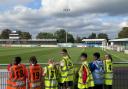 School children at Sutton United FC. Images via LEO Academy Trust