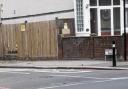 Police were called to London Road after a fence was smashed in during an altercation