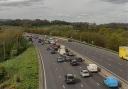 Six people in hospital after crash on M23