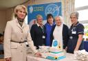 The Duchess of Gloucester at the hospice