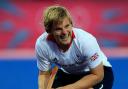 Great Britain's Ashley Jackson sits dejected after conceding a goal