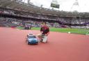 Gareth Goh,16, has been working at the heart of the action in the centre of the Olympic stadium