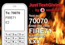 Support the Guardian team in hospice fire walk