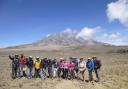 Volunteers climb Mount Kilimanjaro for St Raphael's Hospice