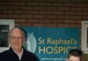 Geoff Hill from St Raphael's Hospice and Mark Heritage