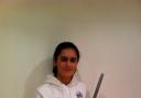 One for the future: Lily Ghodrati, 14, from Croydon has been selected as part of the LTA’s 2014 Aegon Future-Stars programme