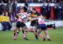 Let down: Jack Cooke, centre, scored in the first half for Esher 	 Deadlinepix SP80765