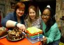 Mum about town with Angellica Bell: Cake baking judging rattled by napping daughter
