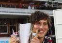 Looking on: Zafar Ansari with the Clydesdale Bank 40 trophy in 2011