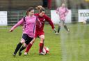 Borough derby: Action from the clash between Surrey Eagles and Carshalton Athletic Ladies