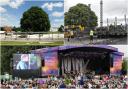 From start (top left) to finish (bottom) - setting up Kew for Kew the Music is a huge undertaking
