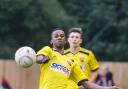 Flashback: Brentford teenage starlet Josh Bohui in action for the Bees during a pre-season friendly at Hampton & Richmond Borough in July 2015