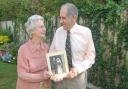 Elsie and Bert Hunt ready to celebrate their 65th anniversary
