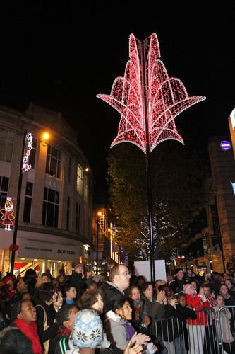 The big switch on event in Croydon...