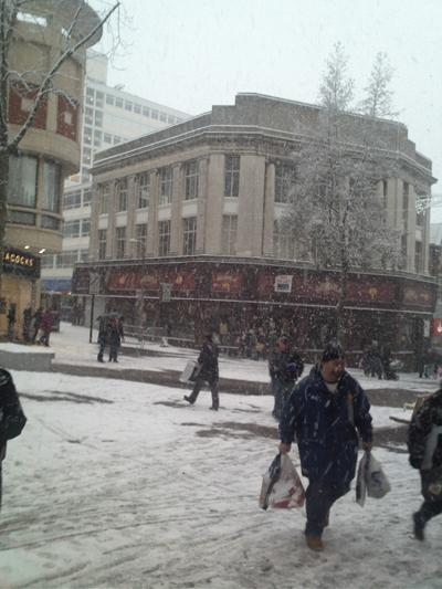 Sutton High Street on December 18, by Ray Spencer.