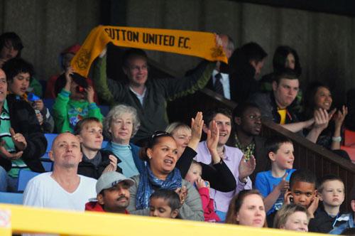 Hundreds turned out for the Sutton United fun day as they looked to secure promotion...