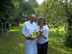 How do you like them apples: Yann Forgeais, head chef, with catering ...