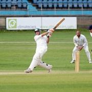 Hunting ground: The Richmond batsmen unpack some Gilchrist-esque shots against Enfield at Old Deer Park on Saturday.