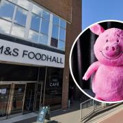 Is Percy Pig visiting the Sutton M&S?