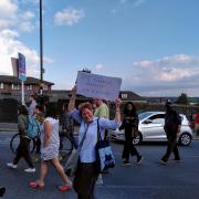 The South Norwood protesters marched in support of the residents of Regina Road in July 2021