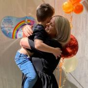 Ashley Cain sends message of hope to Jackson, Sutton leukaemia survivor