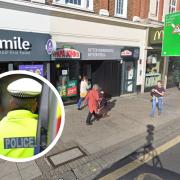 The arrests occurred following reports of violence outside Papa Johns on Epsom High Street around 9.30pm on April 24