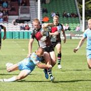 Ready: Jamie O'Cllaghan in action for Harlequins RL - now London Broncos - last season
