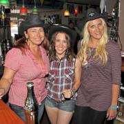 Bar staff Sarah, Laura and Amber