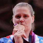 Success tastes sweet: Kingston's Karina Bryant with her bronze medal