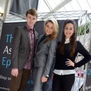 Nathan Johnson, Tish Mold and Leah Fitzgerald at the event