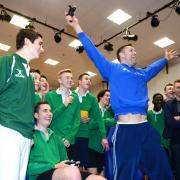 Cahill shows off his skills at Richard Challoner Boys School