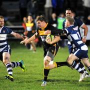 Two timer: Esher’s Mike Macfarlane scored twice against Cinderford  Saturday 	Deadlinepix SP81323
