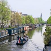 The pretty canals of Amsterdam - the Venice of the North.