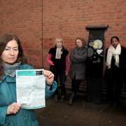 Campaigners against changes to car parking in Raynes Park
